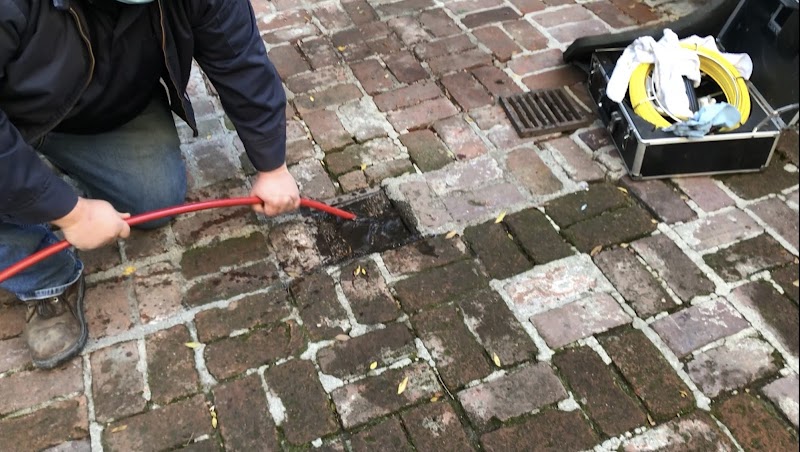 Americana Plumbing work van and team